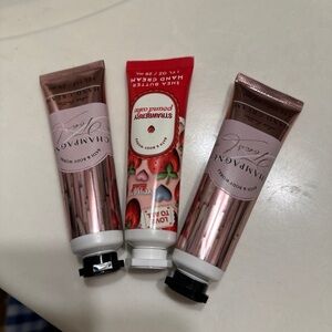 Bath & Body Works Hand Cream Trio - Pink and Red